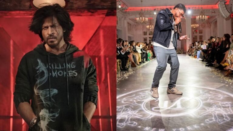 Shah Rukh and Aryan Khan’s Dyavol X debuted at The Trillionaire Life’s NYFW show in New York