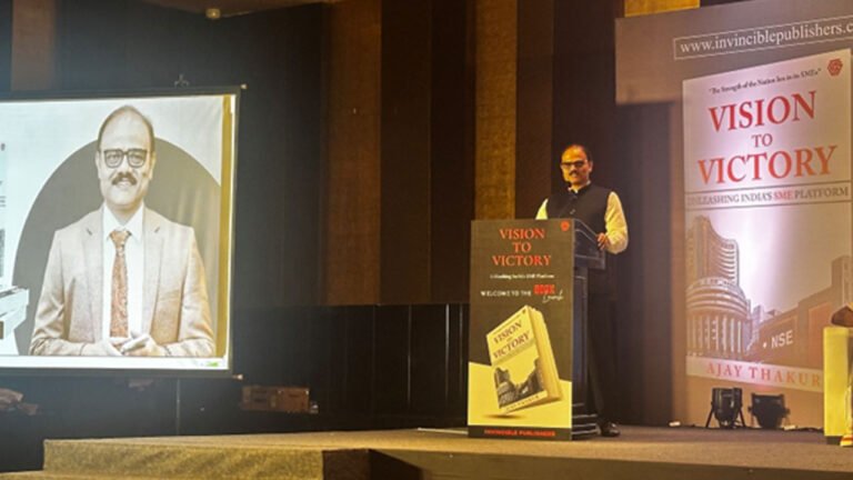 Ajay Thakur Champions India’s SME Revolution with New Book Vision to Victory