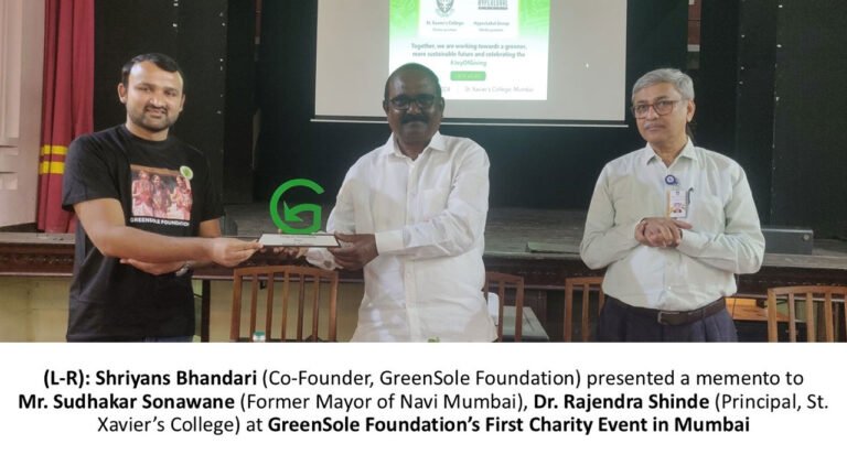 GreenSole Foundation Hosts Inaugural Charity Event in Mumbai to Champion Sustainability and Community Empowerment