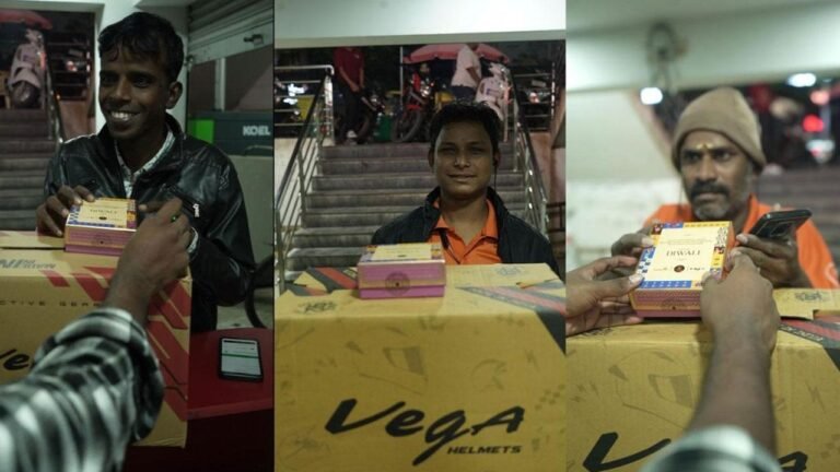 Helmet Distribution Campaign for Delivery Partners by Vega X AOB X Possibilitea