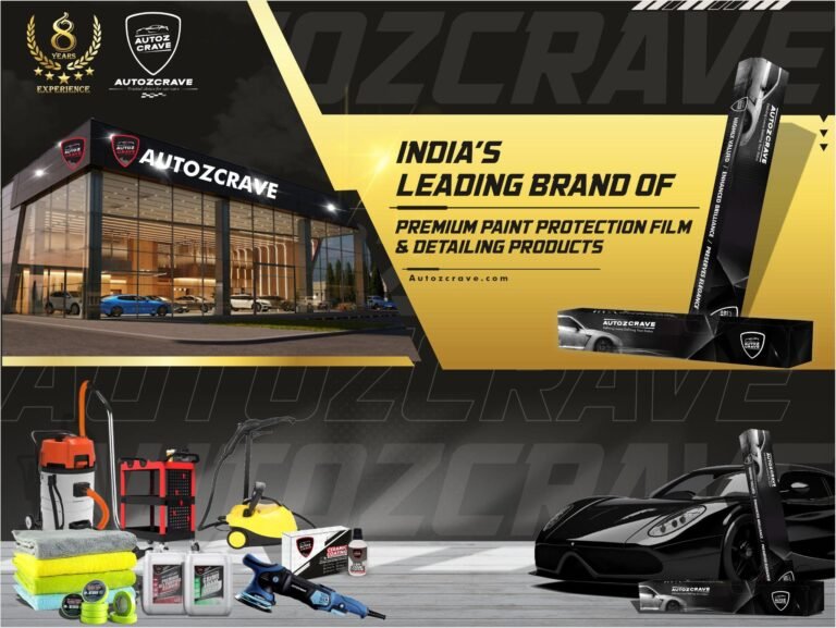 Autozcrave India’s Leading Brand of Premium Paint Protection Film & Detailing Products