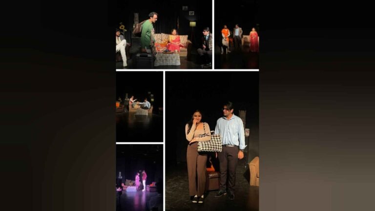 The play ‘’Under Secretary’’ was staged by Rang Gurukul Rangmandal .