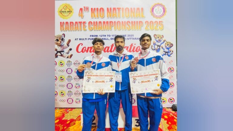 Darbhanga Karate Athletes Shine at 4th KIO National Karate Championship, Bring Glory to Bihar