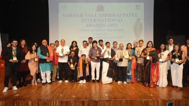 “Sardar Vallabhbhai Patel International Awards 2025” was held under the leadership of filmmaker Prince Pandey