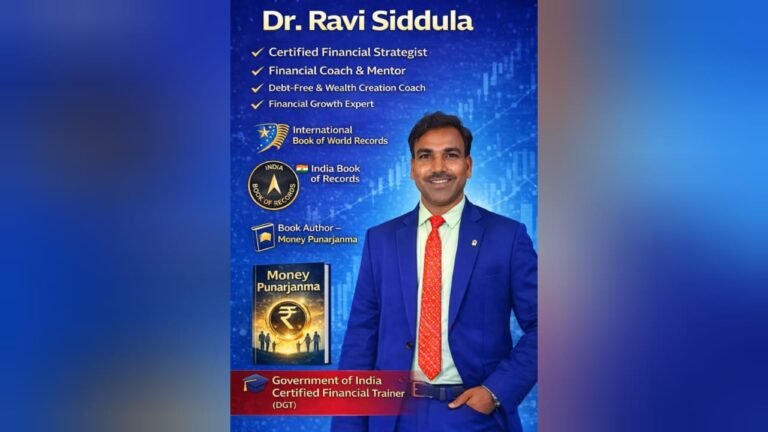 Dr. Ravi Siddula Introduces System-Based Financial Education to Indian Families Through the “Money Punarjanma” Framework