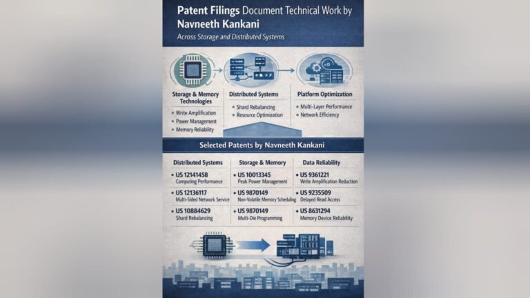 Patent Filings Document Technical Work by Navneeth Kankani Across Storage and Distributed Systems