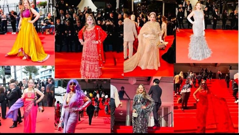 Indian British Singer and Actress Rachanaa Jain reigns at Cannes Film Festival 2026 by walking red carpet 8 times