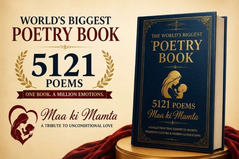 World’s Biggest Poetry Book: Dr. Andani’s 5121 Poems Celebrate Maa Ki Mamta