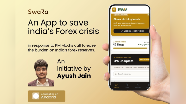 Answering PM Modi’s crisis call: How Ayush Jain is Tackling India’s Forex Crisis Through Tech