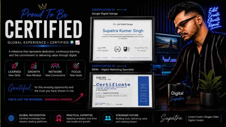 The Rise, Fall, and Rebirth of ‘Supatraeditor’: How Certified Expert Supatra Kumar Singh is Executing the Ultimate Comeback