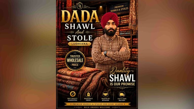 Dada Shawl And Stole Carrying Forward a Legacy of Excellence in Woolen Shawls and Stoles