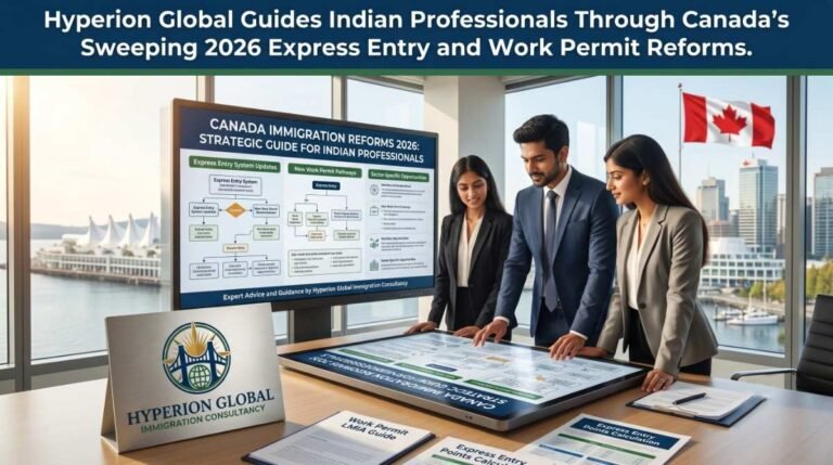 Hyperion Global Guides Indian Professionals Through Canada’s Sweeping 2026 Express Entry and Work Permit Reforms