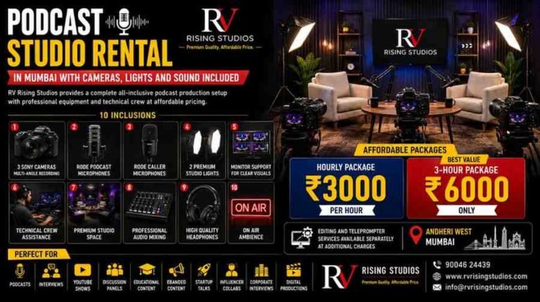 Why Mumbai Creators Can’t Stop Booking This Podcast Studiov