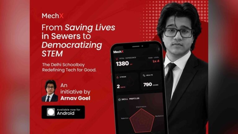 DELHI STUDENT REVOLUTIONIZES STEM EDUCATION WITH ‘MECH X’- A Free for all app that makes mechatronics and robotics accessible without pricey kits