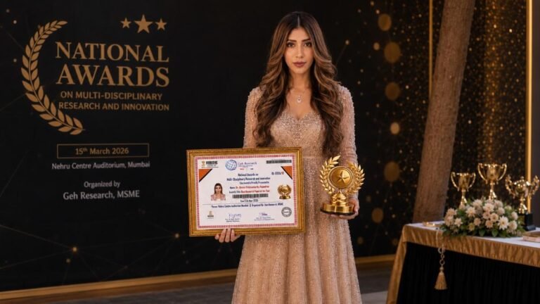 Dr. Ohmini Krishnamurthy Rajendran Recognized with National Research Award 2026 for Digital Twin Innovation in Oncology