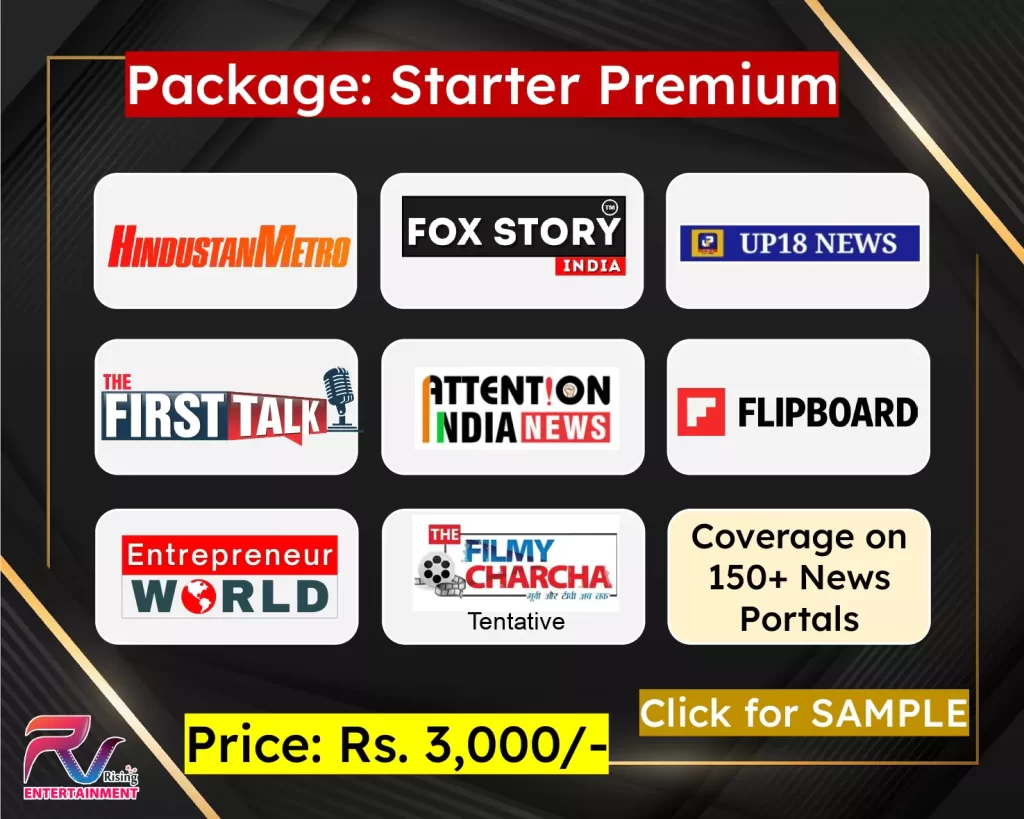 Starter Premium Package RV Rising Entertainment PR Solution