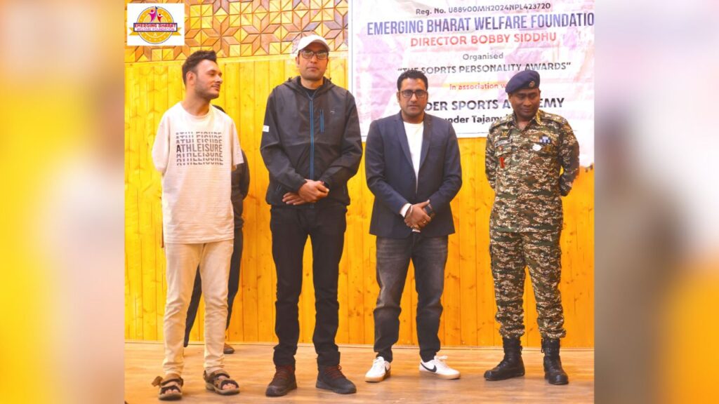 Emerging Bharat Welfare Foundation (Bobby Siddhu) and Tajamul Islam hosted an event in Bandipora, J&K.