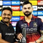 Amravati’s Pride Shines on the IPL Stage as Piyush Nandurkar Presents Angel One Super Six Award to Virat Kohli